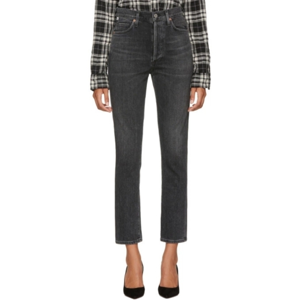 Citizens of Humanity Premium Olivia Slim Ankle Black Sz 31